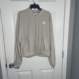 Adidas Essentials 3-Stripes Lifestyle Woven Bomber Jacket Women's Size Small